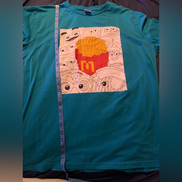 McDonald's Graphic Teal T-Shirt - Picture 5 of 5